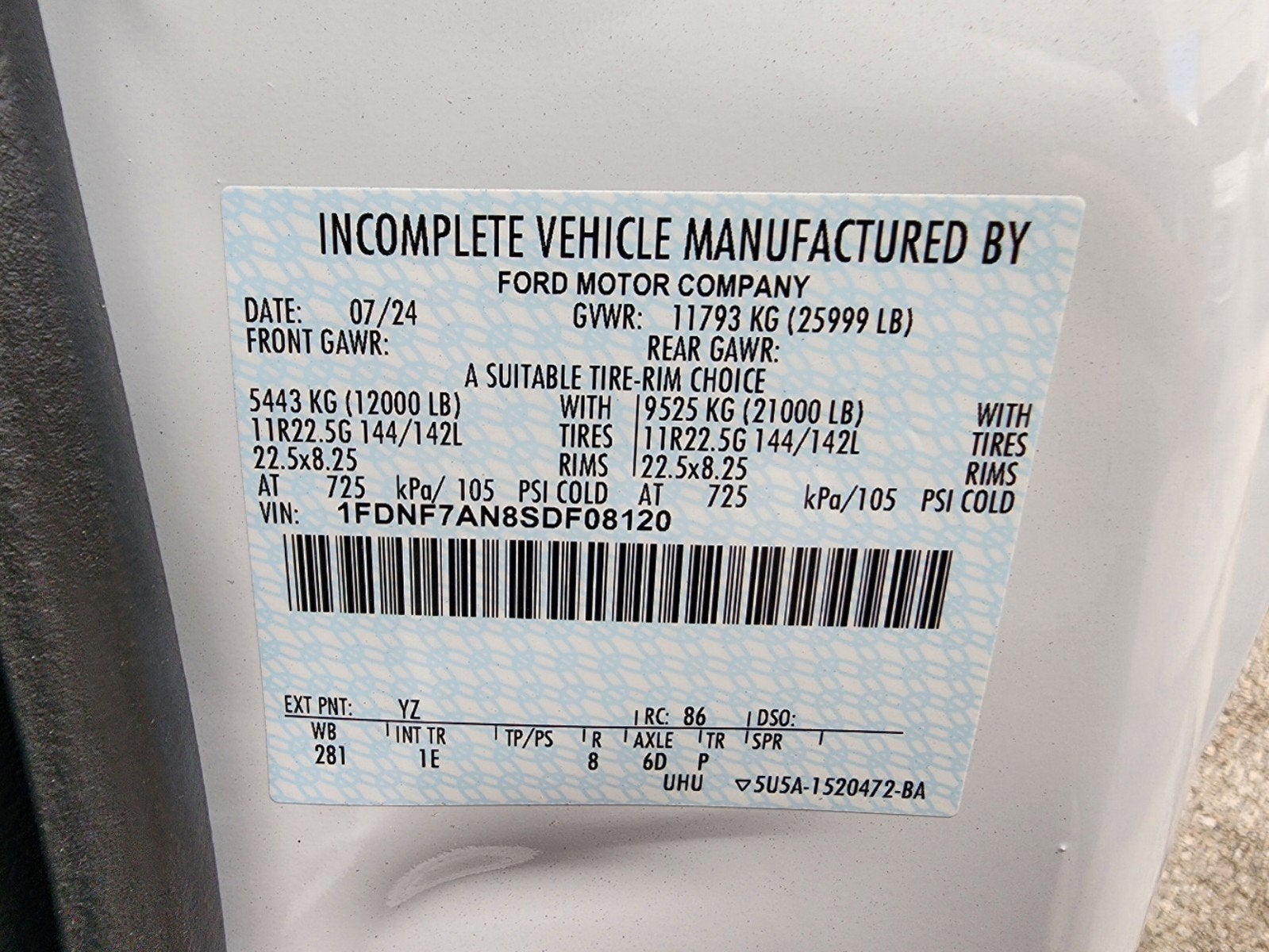 2025 Ford F-750 Standard