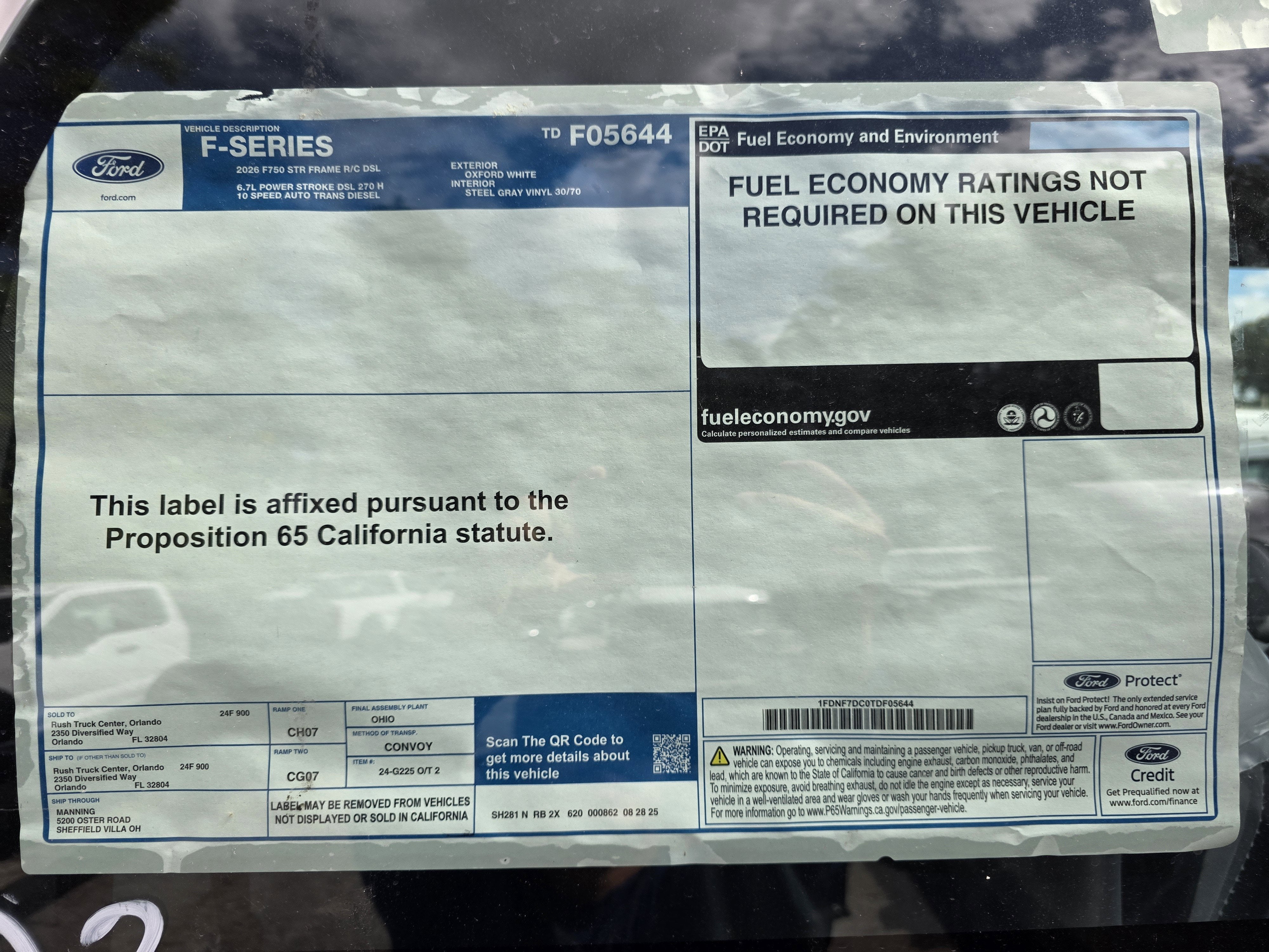 2026 Ford F-750 Standard