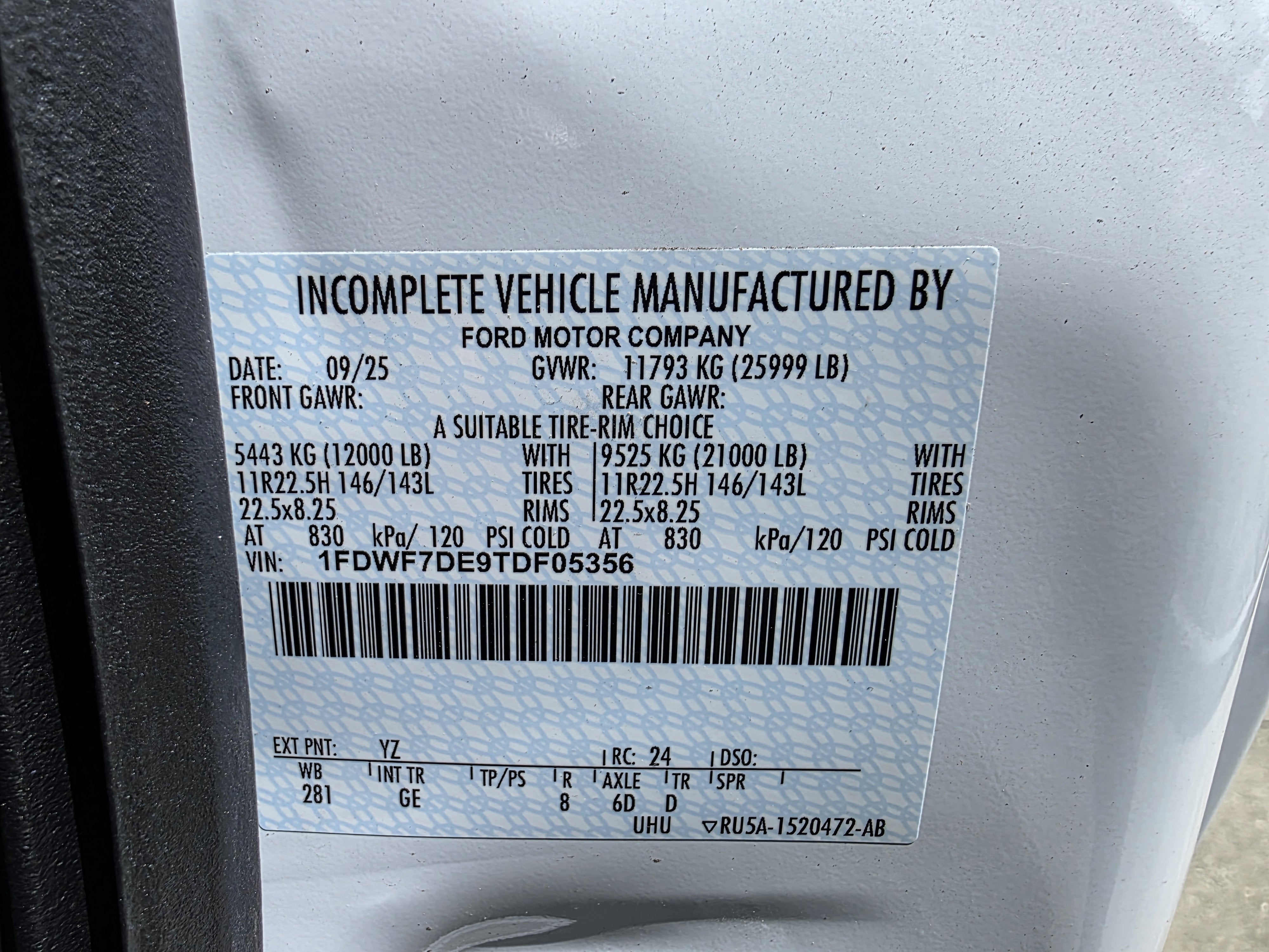 2026 Ford F-750 F-750 Diesel Straight Frame