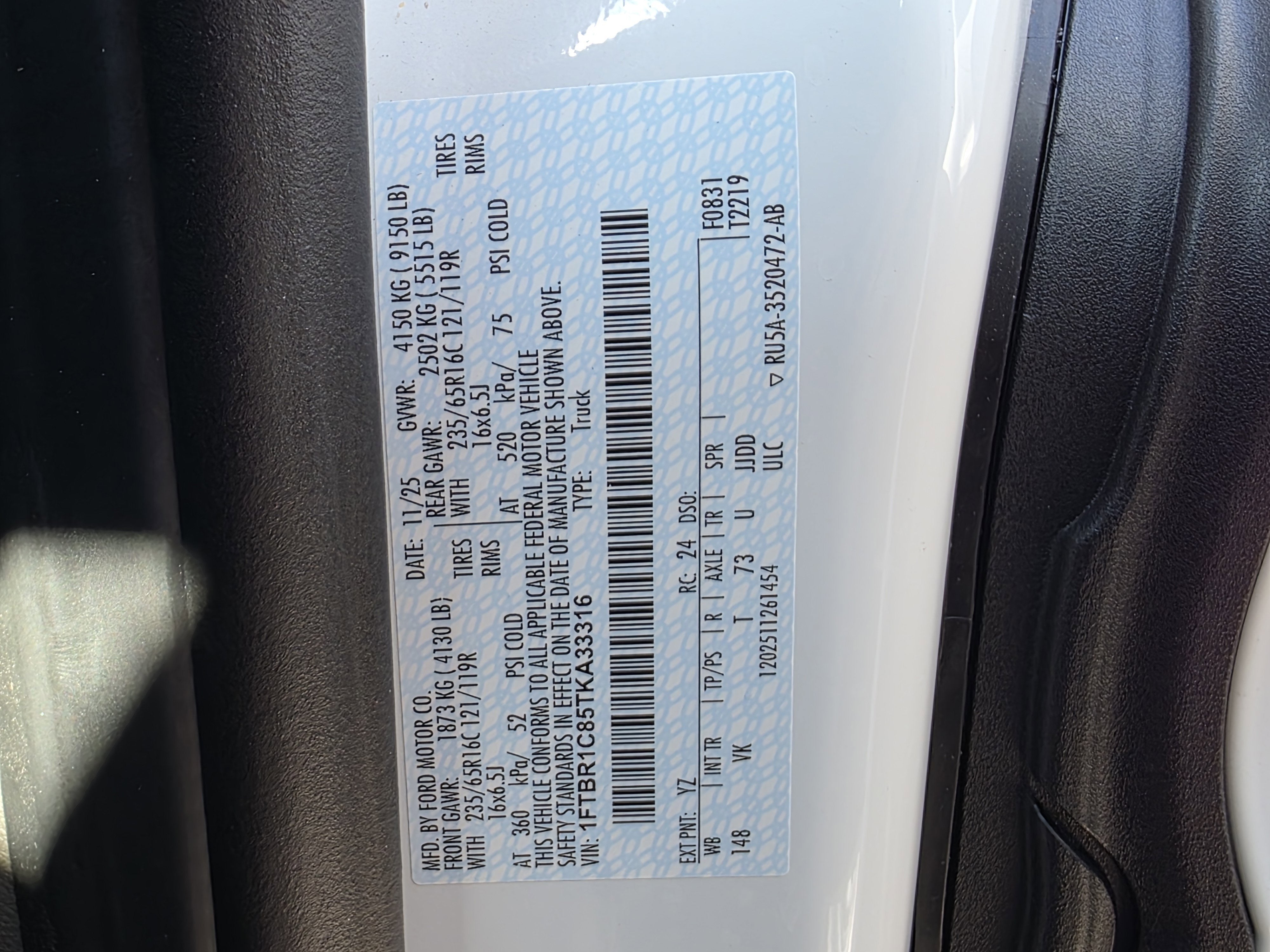 2026 Ford Transit-250 XL