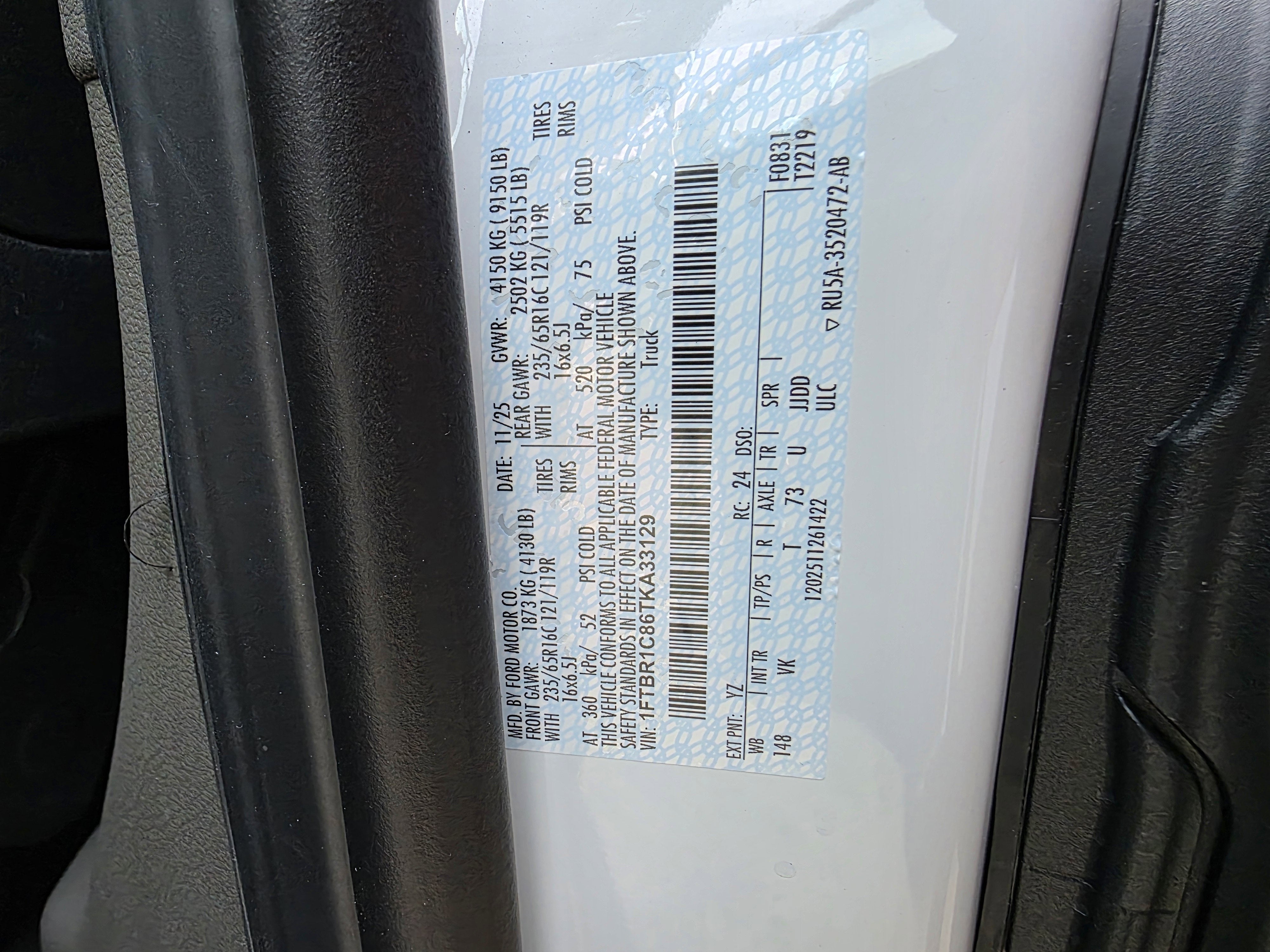 2026 Ford Transit-250 XL