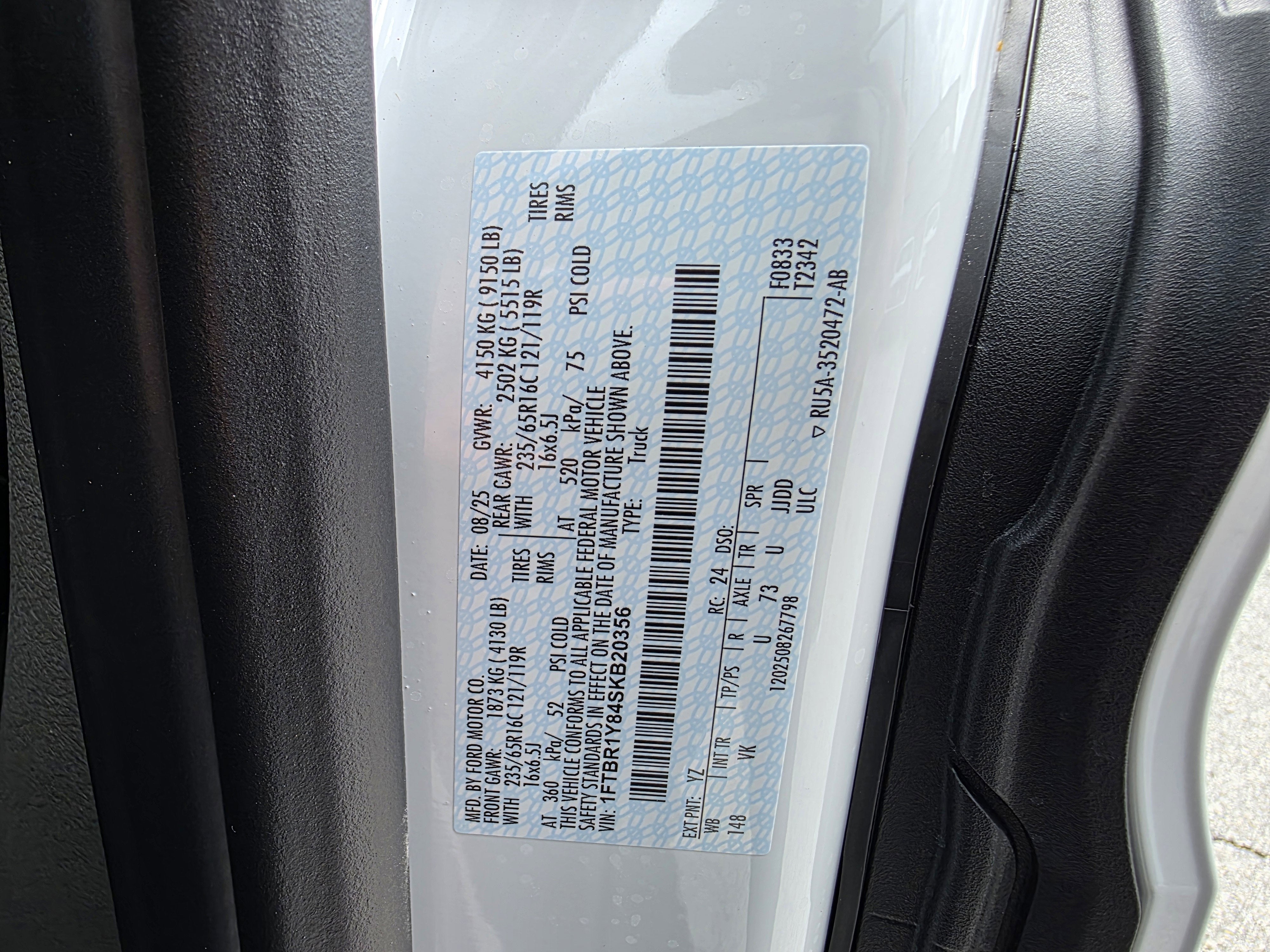 2025 Ford Transit-250 XL